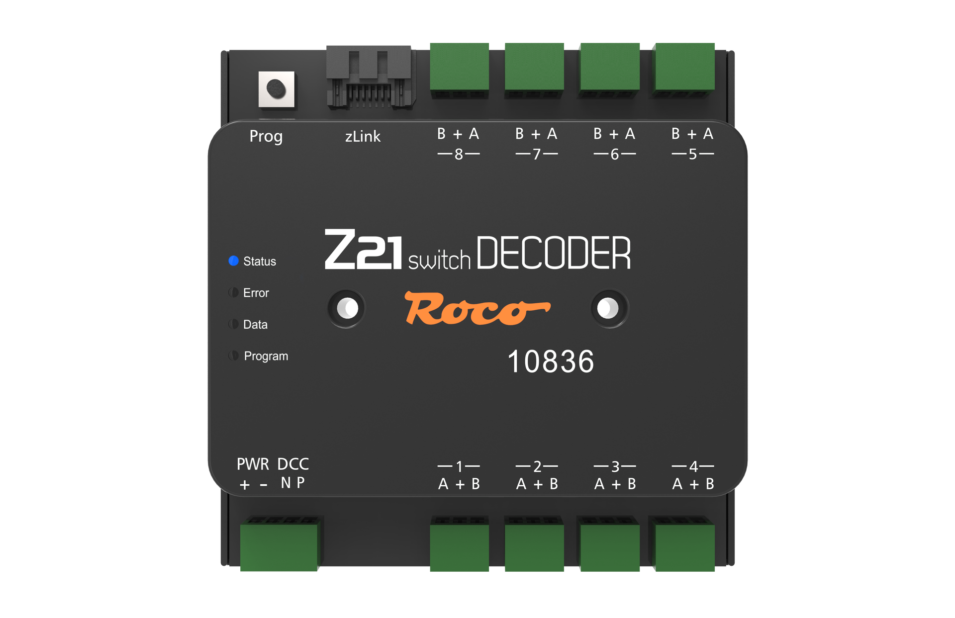 Roco 10775 Achtfach-Weichendecoder für DCC NEU & OVP + 